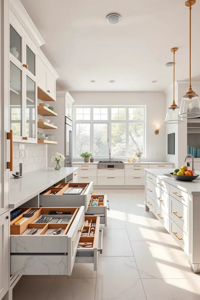 57 White Modern Kitchen Storage Design Ideas For A Stylish And Organized Home