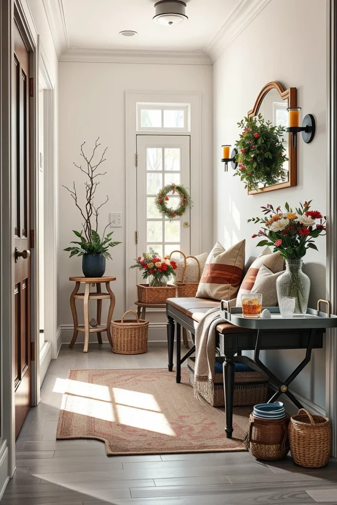 55 Small Hallway Bench Decor Ideas For A Stylish And Functional Entryway