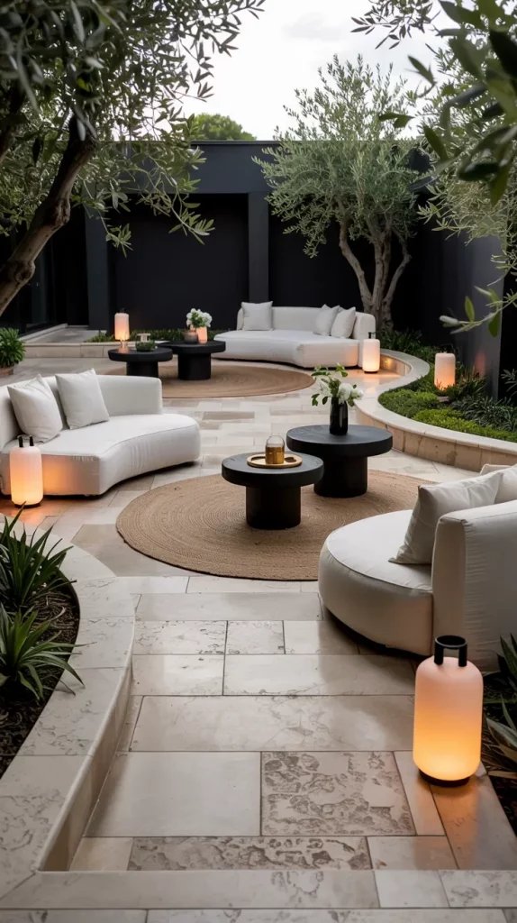 59 Curved Patio Ideas 2026 For Stylish Modern Outdoor Living
