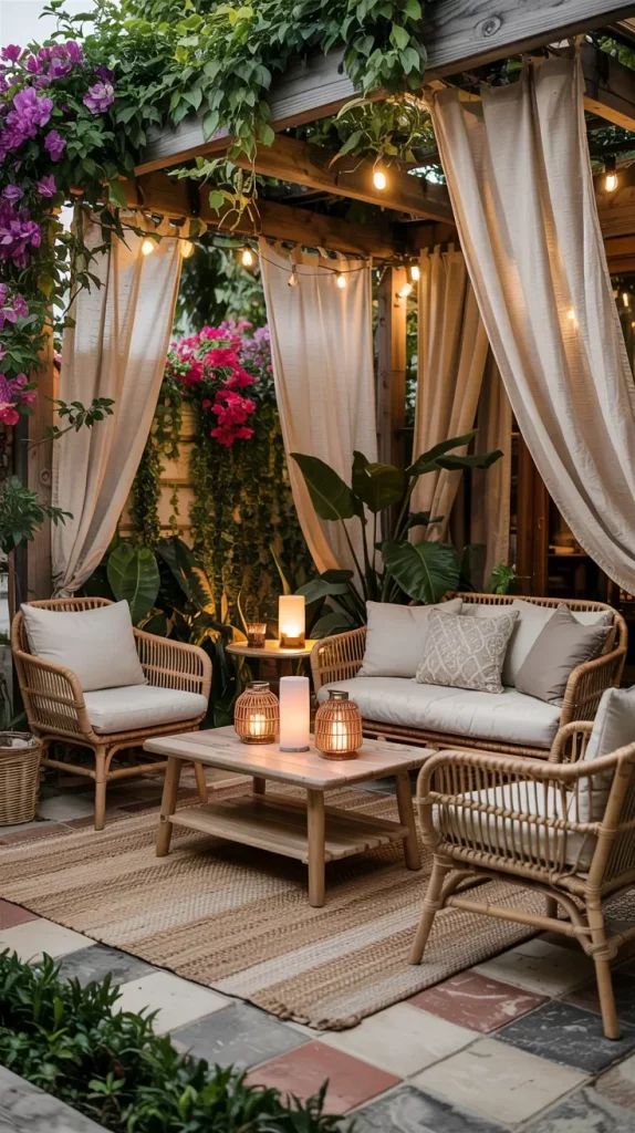 58 Boho And Cozy Patio Setups 2026 For A Stylish Outdoor Retreat