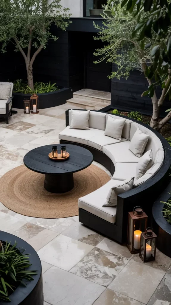 59 Curved Patio Ideas 2026 For Stylish Modern Outdoor Living
