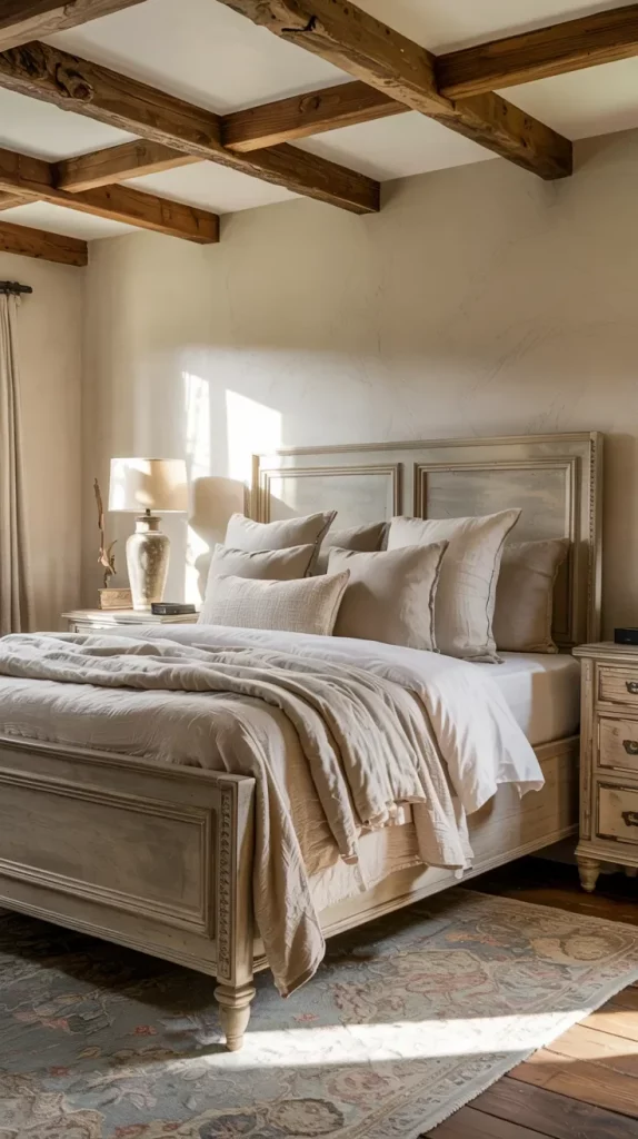 60 Cozy Farmhouse Barndominium Bedroom Decor Ideas For A Warm Rustic Retreat