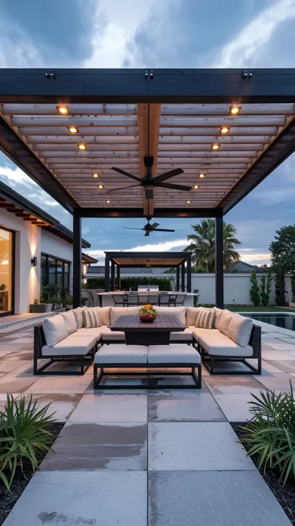 59 Curved Patio Ideas 2026 For Stylish Modern Outdoor Living