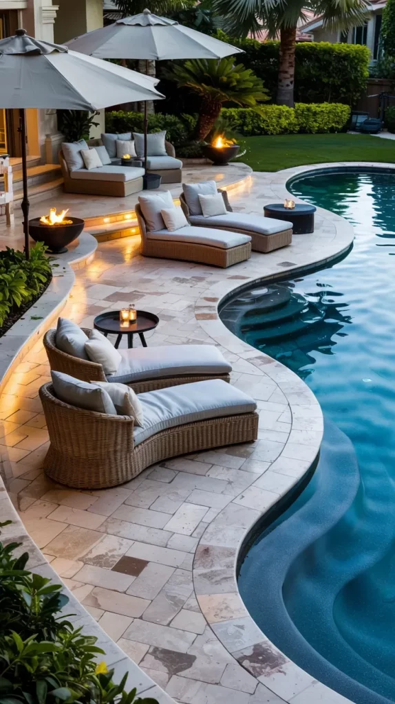 59 Curved Patio Ideas 2026 For Stylish Modern Outdoor Living