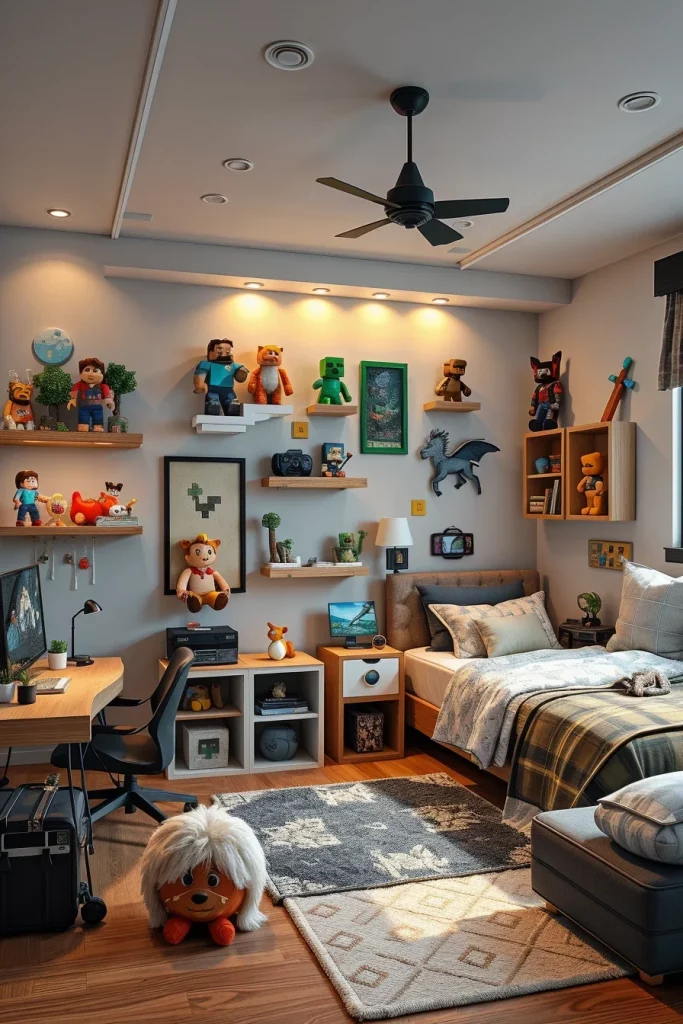58 Minecraft Bedroom Makeover For Boys Ideas That Look Fun And Creative