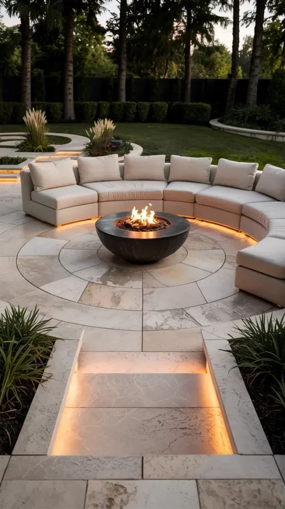 59 Curved Patio Ideas 2026 For Stylish Modern Outdoor Living