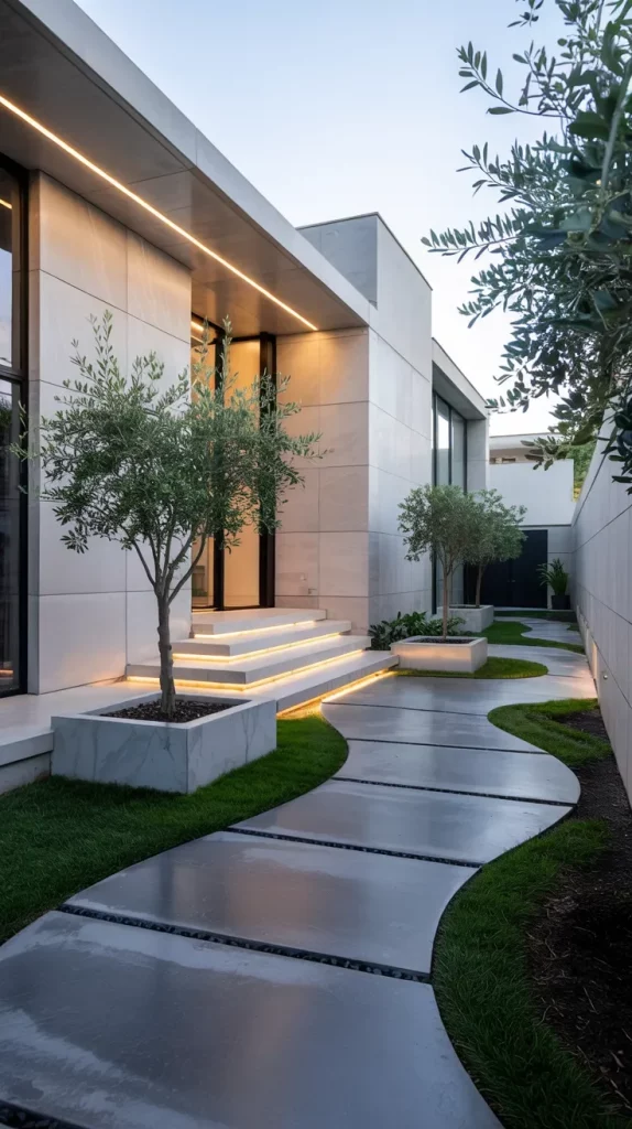 60 Curved Pathways And Entryways 2026 For Elegant Outdoor Design
