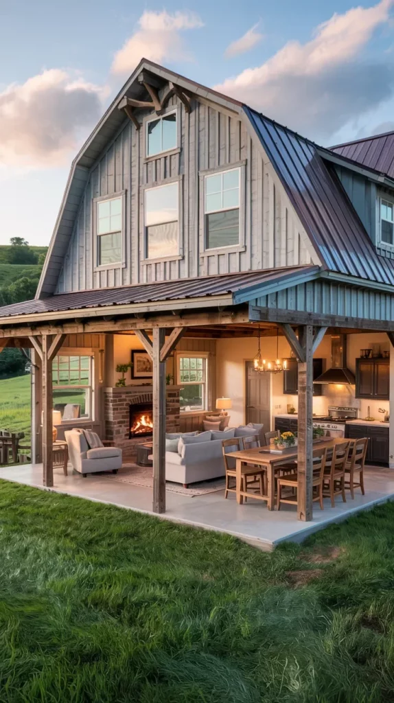 60 Two Story Barndominium Floor Plans With Garage That Combine Style And Functionality