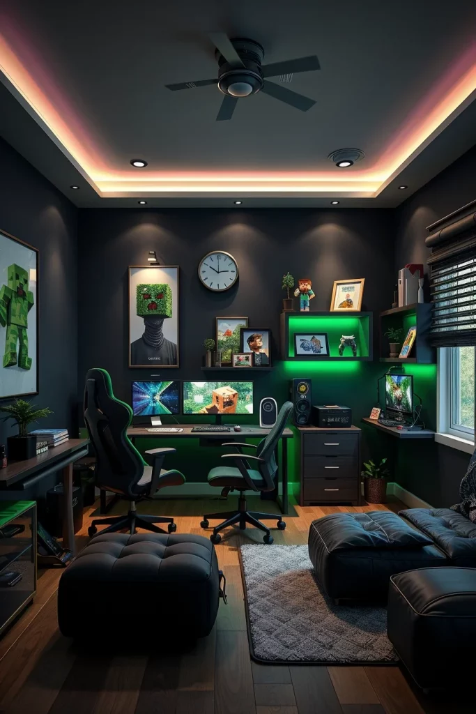 61 Modern Minecraft Bedroom Design Ideas For Stylish Gamer Rooms