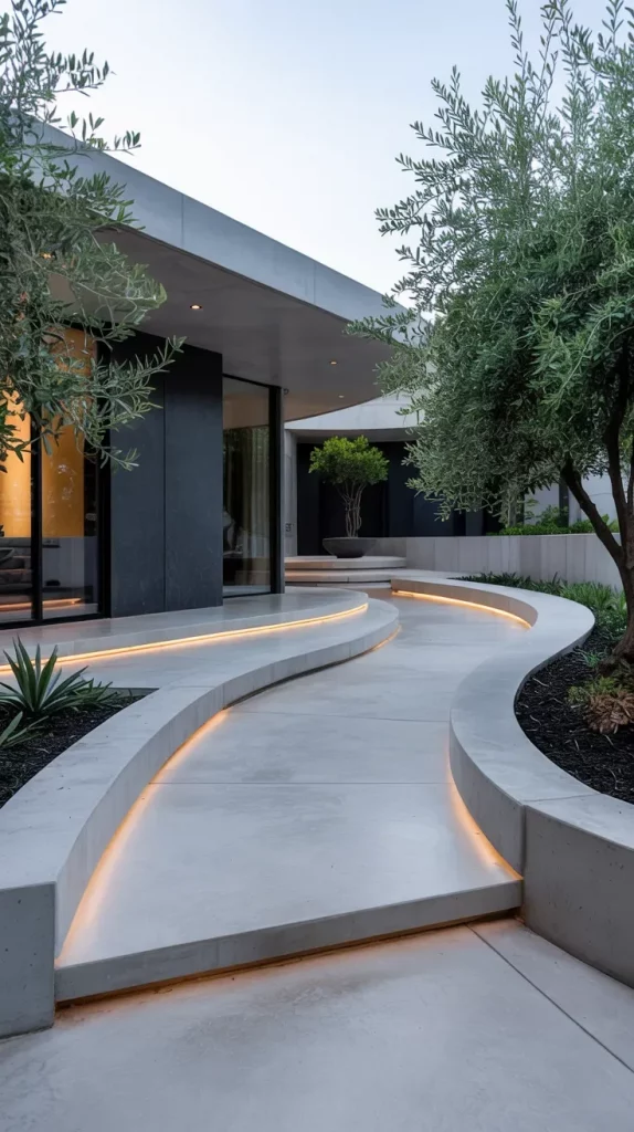 60 Curved Pathways And Entryways 2026 For Elegant Outdoor Design