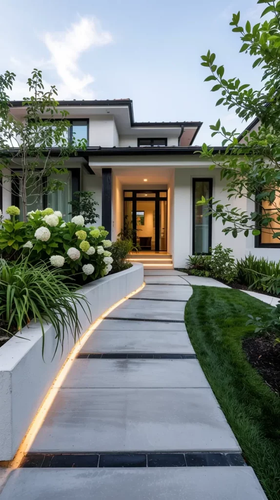 53 Curved Front Entrance Landscaping 2026 Ideas For Elegant Curb Appeal