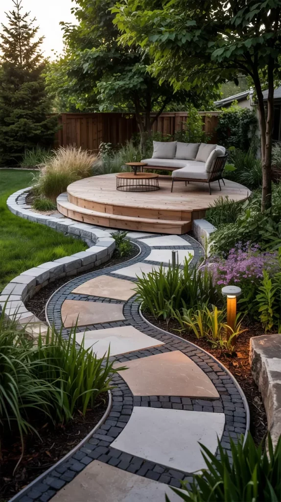 59 Curved Patio Ideas 2026 For Stylish Modern Outdoor Living