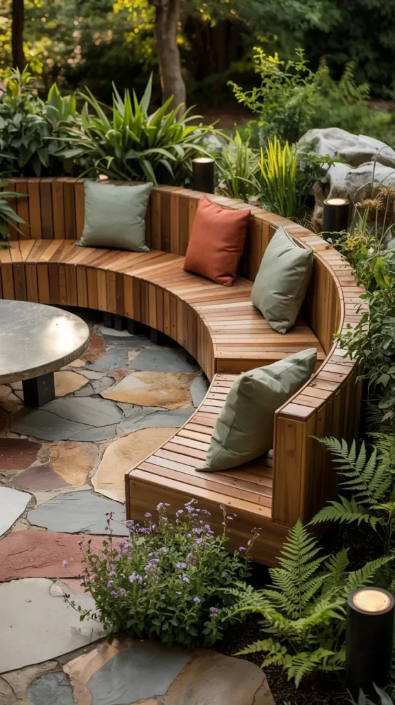 58 Curved Outdoor Seating 2026 Ideas For Stylish Backyard Living