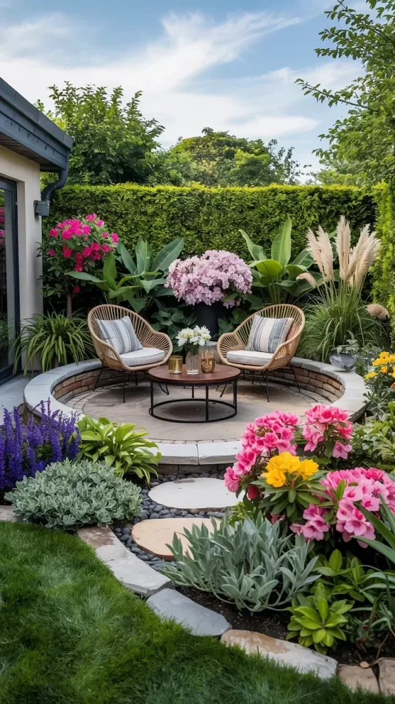 57 Circular Patio Ideas 2026 for Stylish Modern Outdoor Living
