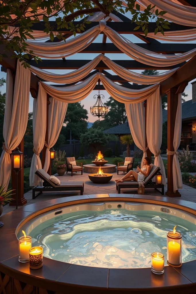 57 Spa Backyard Ideas 2026 For A Relaxing Luxury Outdoor Retreat