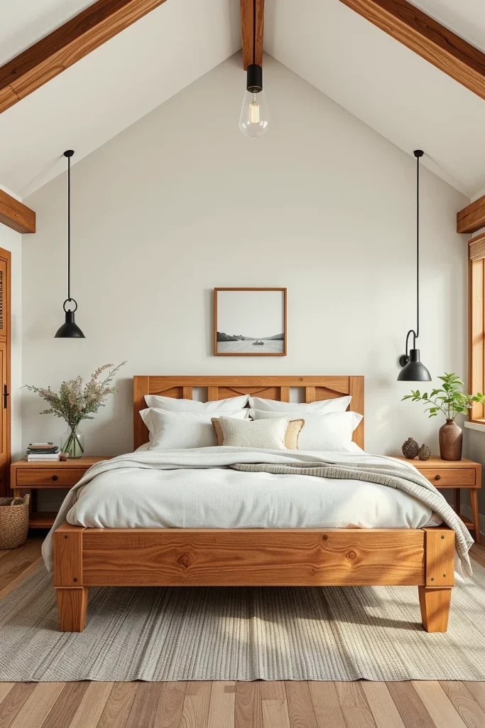 60 Cozy Farmhouse Barndominium Bedroom Decor Ideas For A Warm Rustic Retreat
