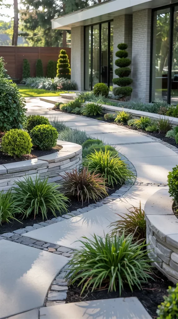 53 Curved Front Entrance Landscaping 2026 Ideas For Elegant Curb Appeal
