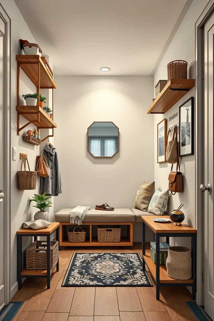 55 Small Hallway Bench Decor Ideas For A Stylish And Functional Entryway