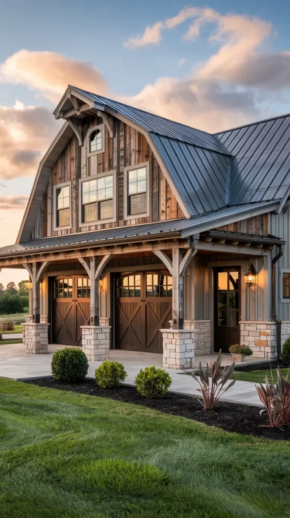 60 Two Story Barndominium Floor Plans With Garage That Combine Style And Functionality