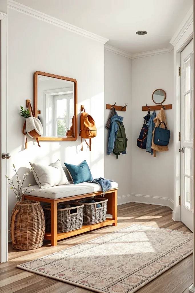 55 Small Hallway Bench Decor Ideas For A Stylish And Functional Entryway