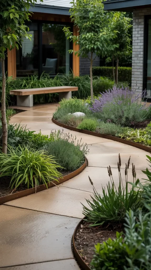 60 Curved Pathways And Entryways 2026 For Elegant Outdoor Design