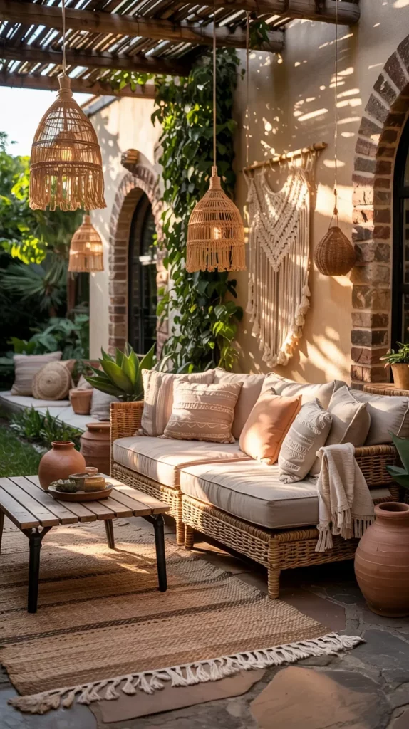 58 Boho And Cozy Patio Setups 2026 For A Stylish Outdoor Retreat