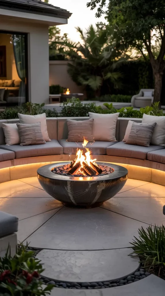 59 Curved Patio Ideas 2026 For Stylish Modern Outdoor Living