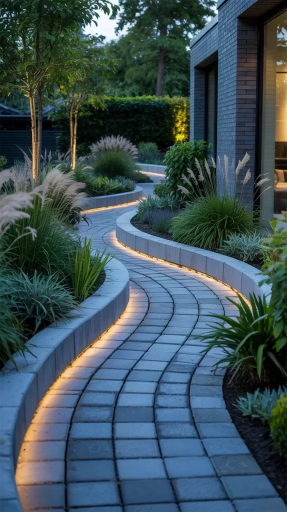 60 Curved Pathways And Entryways 2026 For Elegant Outdoor Design