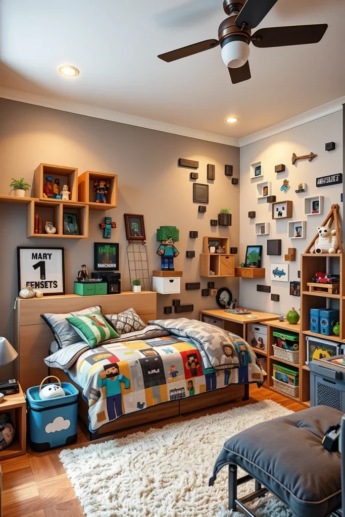 58 Minecraft Bedroom Makeover For Boys Ideas That Look Fun And Creative