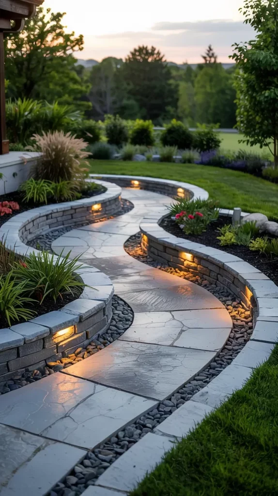 59 Curved Patio Ideas 2026 For Stylish Modern Outdoor Living