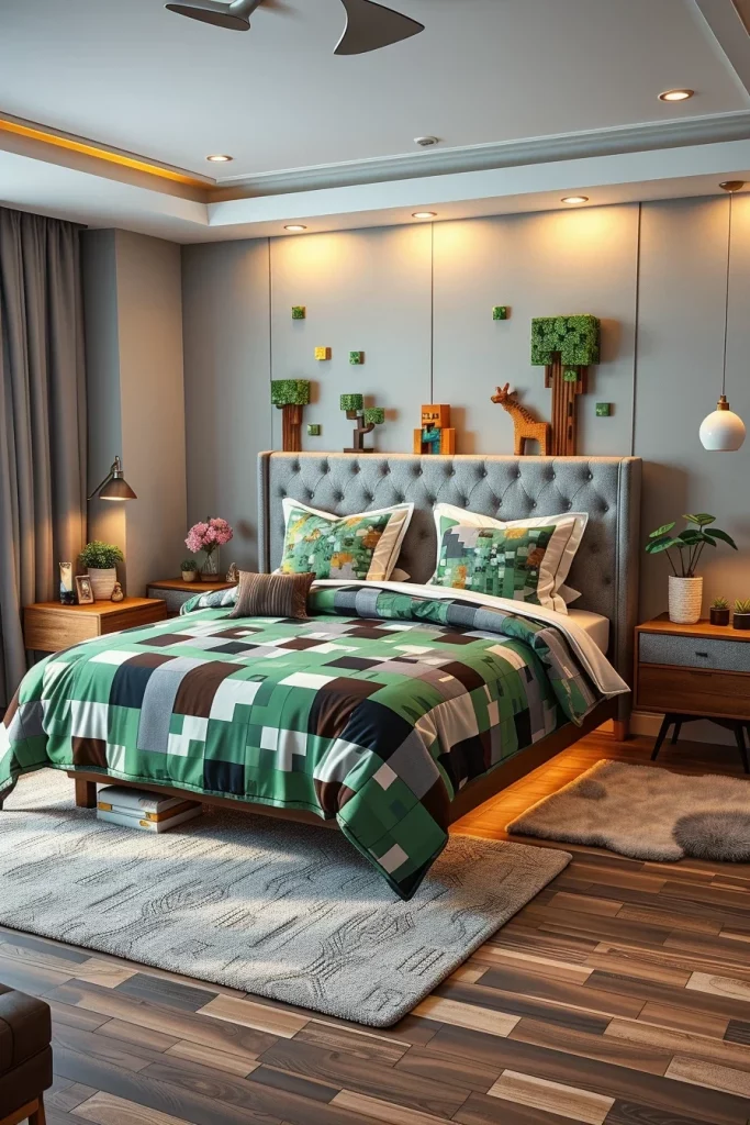 61 Modern Minecraft Bedroom Design Ideas For Stylish Gamer Rooms