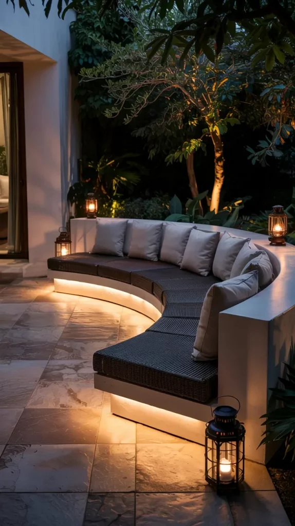 58 Curved Outdoor Seating 2026 Ideas For Stylish Backyard Living