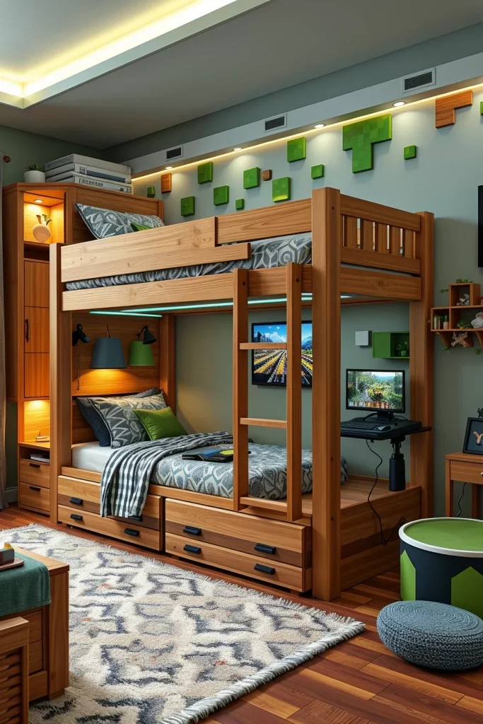 58 Minecraft Bedroom Makeover For Boys Ideas That Look Fun And Creative