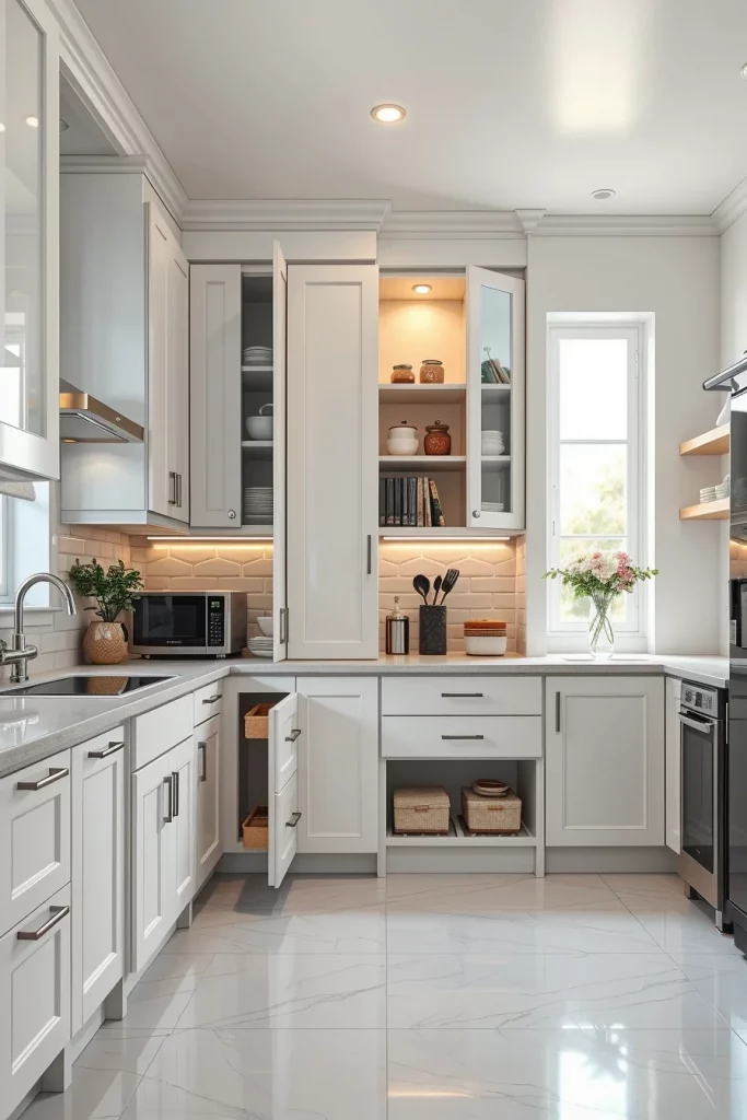 57 White Modern Kitchen Storage Design Ideas For A Stylish And Organized Home