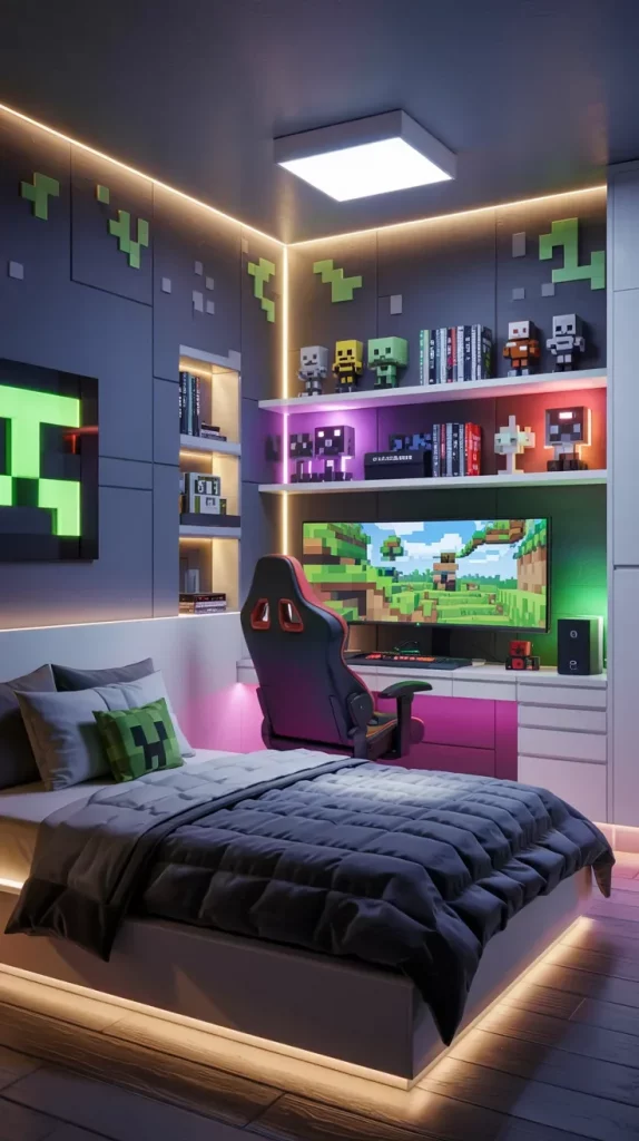 58 Creative Minecraft Bedroom Themes For The Ultimate Gamer Space