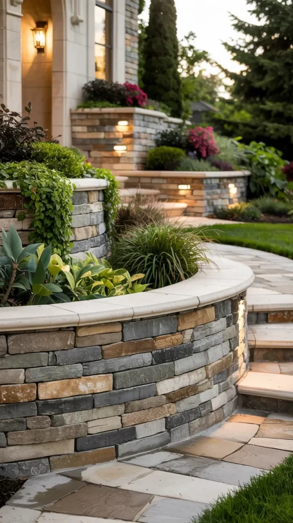 53 Curved Front Entrance Landscaping 2026 Ideas For Elegant Curb Appeal