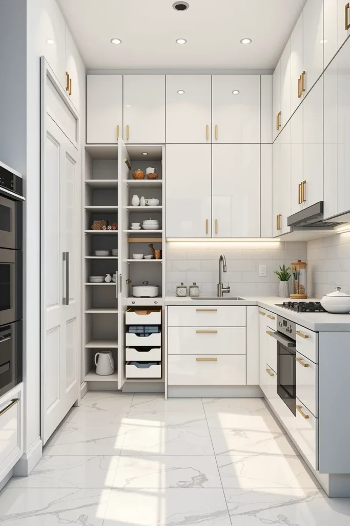 57 White Modern Kitchen Storage Design Ideas For A Stylish And Organized Home