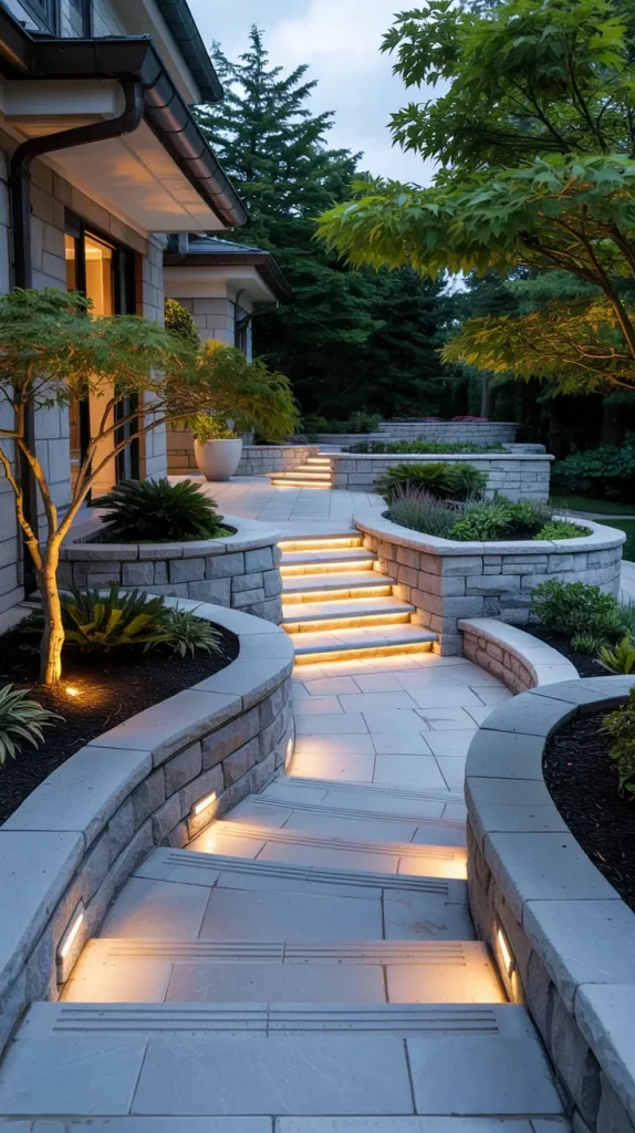 60 Curved Pathways And Entryways 2026 For Elegant Outdoor Design