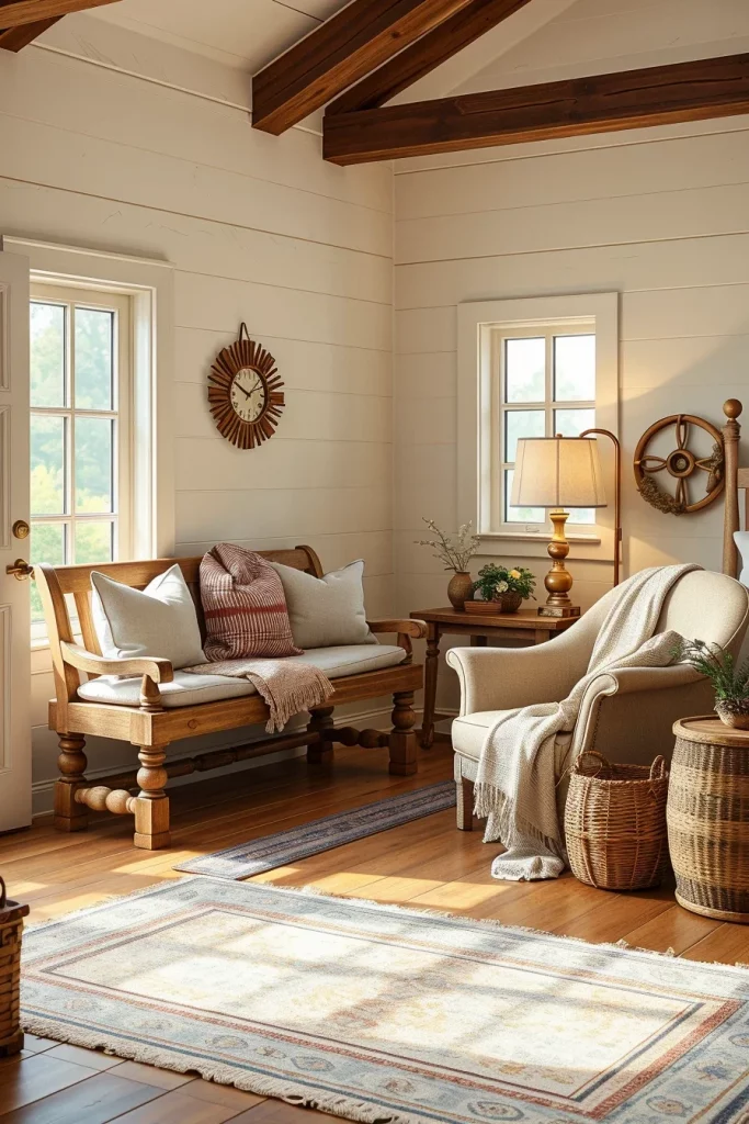 60 Cozy Farmhouse Barndominium Bedroom Decor Ideas For A Warm Rustic Retreat