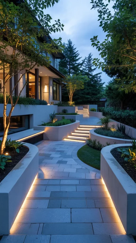 60 Curved Pathways And Entryways 2026 For Elegant Outdoor Design