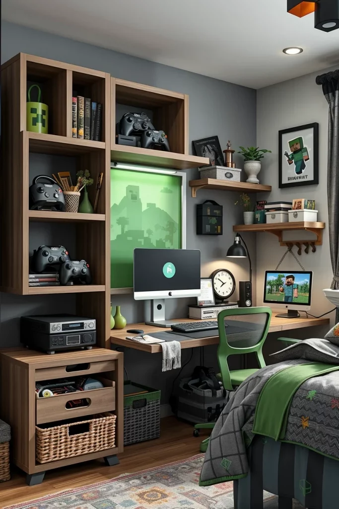 58 Minecraft Bedroom Makeover For Boys Ideas That Look Fun And Creative