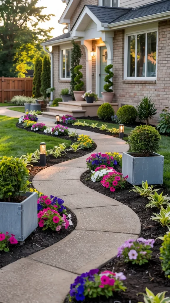 53 Curved Front Entrance Landscaping 2026 Ideas For Elegant Curb Appeal