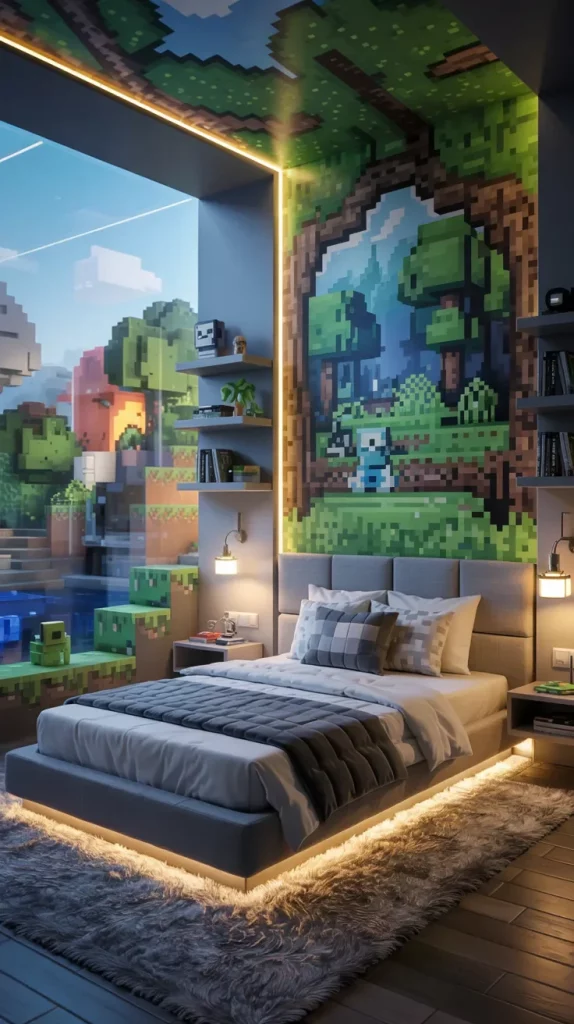 58 Creative Minecraft Bedroom Themes For The Ultimate Gamer Space