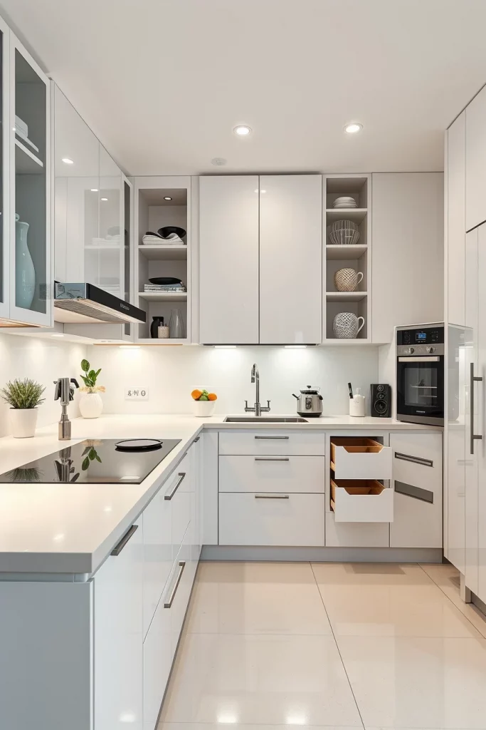 57 White Modern Kitchen Storage Design Ideas For A Stylish And Organized Home