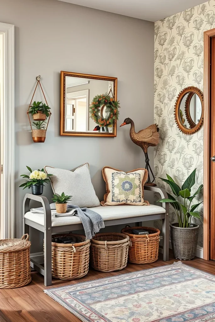 55 Small Hallway Bench Decor Ideas For A Stylish And Functional Entryway