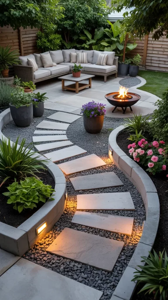 59 Curved Patio Ideas 2026 For Stylish Modern Outdoor Living