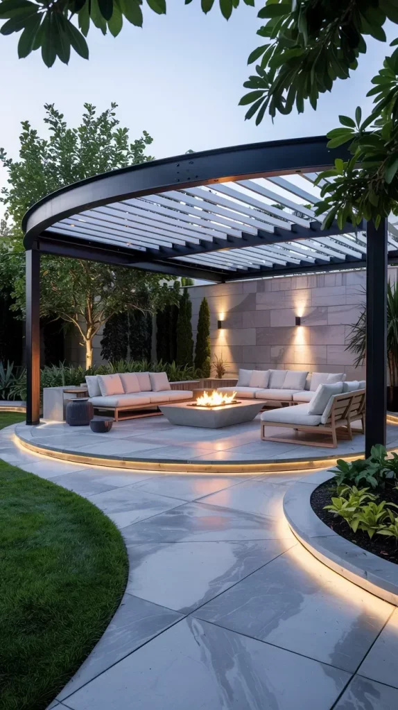 57 Circular Patio Ideas 2026 for Stylish Modern Outdoor Living