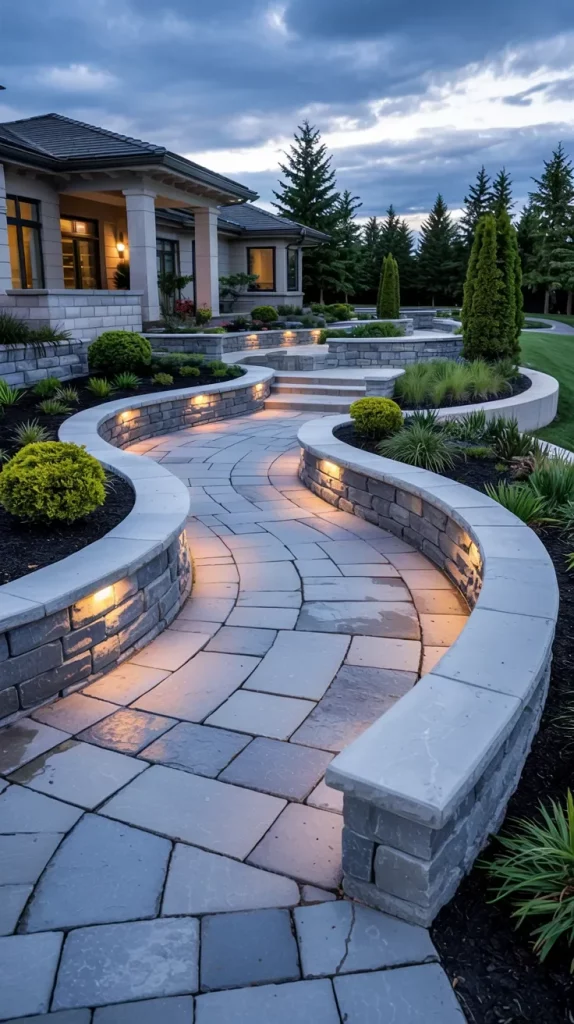 53 Curved Front Entrance Landscaping 2026 Ideas For Elegant Curb Appeal