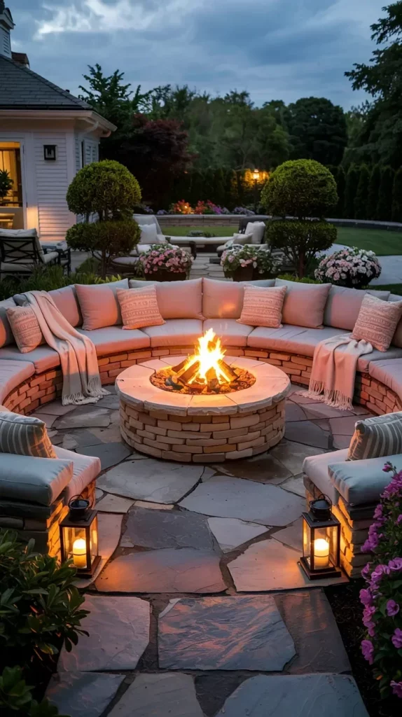 57 Circular Patio Ideas 2026 for Stylish Modern Outdoor Living