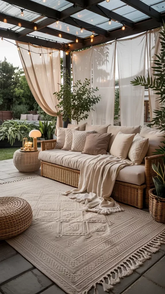 58 Boho And Cozy Patio Setups 2026 For A Stylish Outdoor Retreat